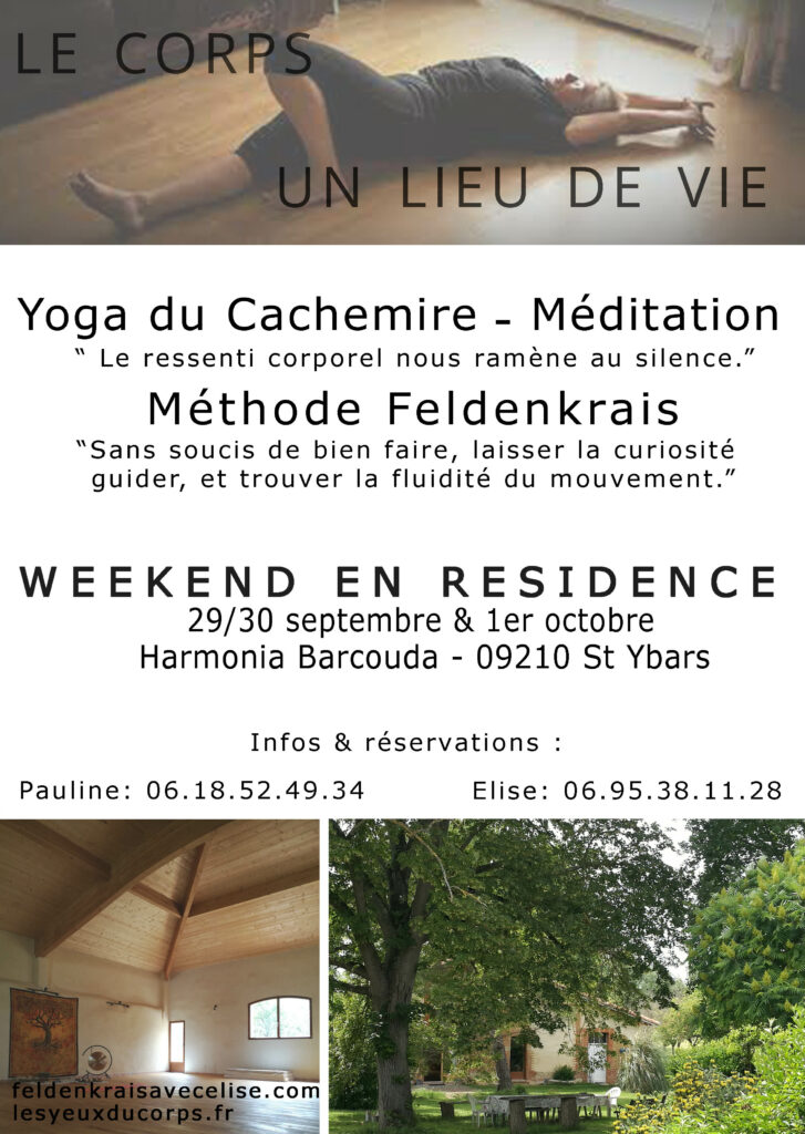 stage yoga du cachemire et feldenkrais fin septembre